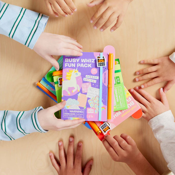 Tiger Tribe Busy Whiz Fun Activity Pack - Unicorns (5 - 9yrs)