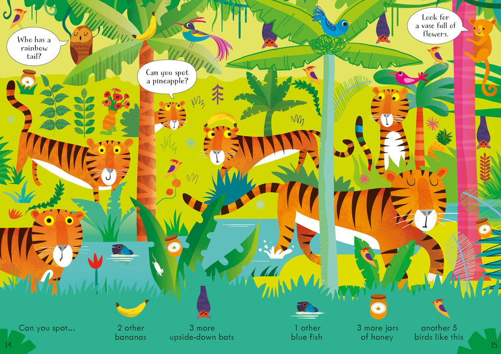 Usborne: Can You Spot? In the Jungle - 4yrs+