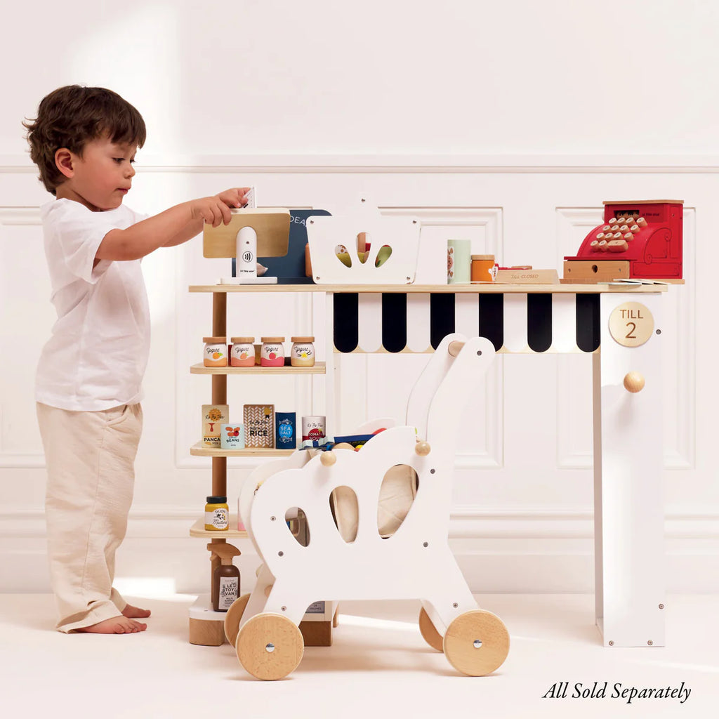 Le Toy Van - Wooden Shop Till - Cash Register & Play Money