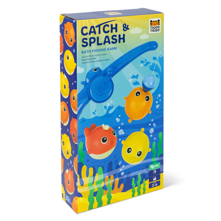 Tiger Tribe Catch and Splash Eco Friendly Bath Fishing Game - 3 - 6yrs