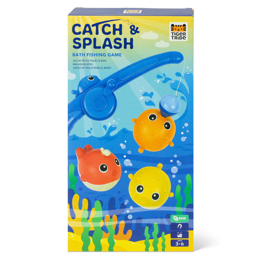 Tiger Tribe Catch and Splash Eco Friendly Bath Fishing Game - 3 - 6yrs