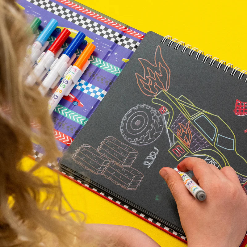Floss & Rock: Chalkboard Sketch Book - Cars - 3yrs+