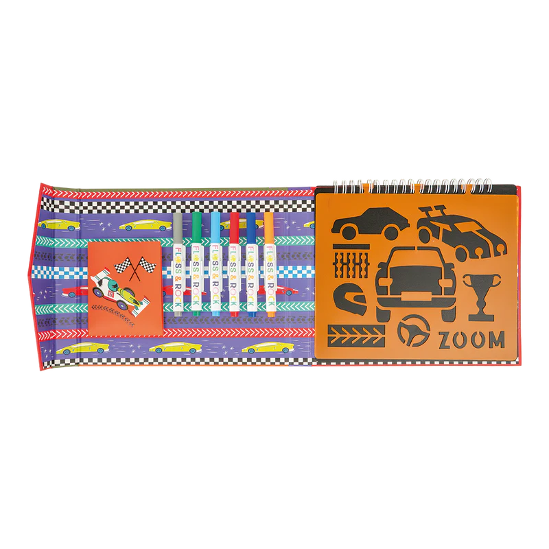 Floss & Rock: Chalkboard Sketch Book - Cars - 3yrs+