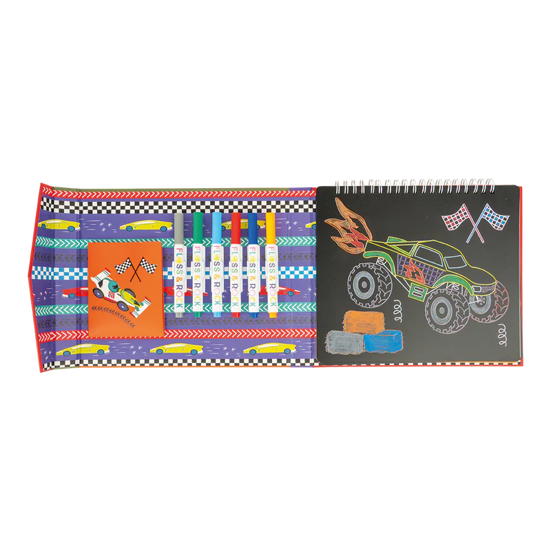 Floss & Rock: Chalkboard Sketch Book - Cars - 3yrs+