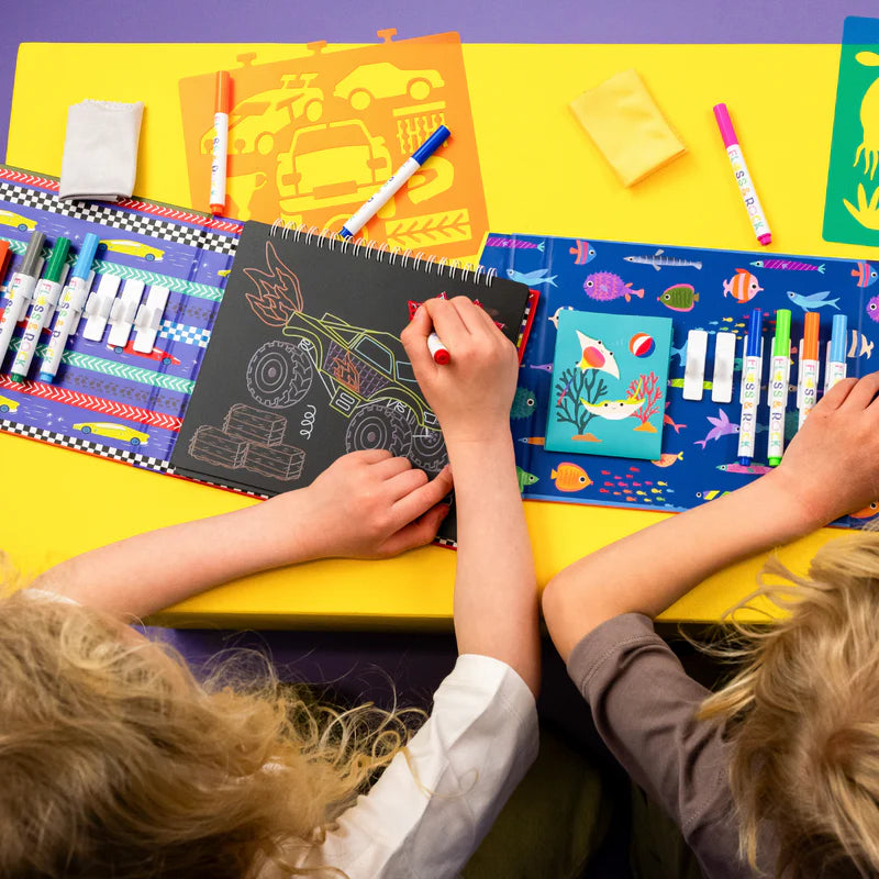 Floss & Rock: Chalkboard Sketch Book - Cars - 3yrs+