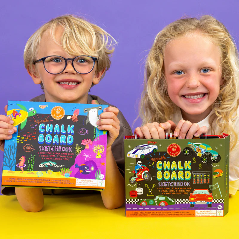 Floss & Rock: Chalkboard Sketch Book - Cars - 3yrs+