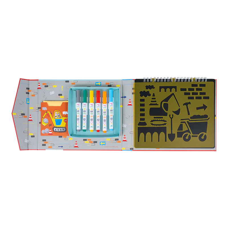 Floss & Rock: Chalk Board Sketchbook - Construction - 3yrs+