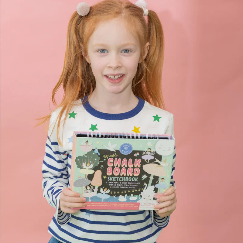 Floss & Rock: Chalk Board Sketchbook - Enchanted - 3yrs+