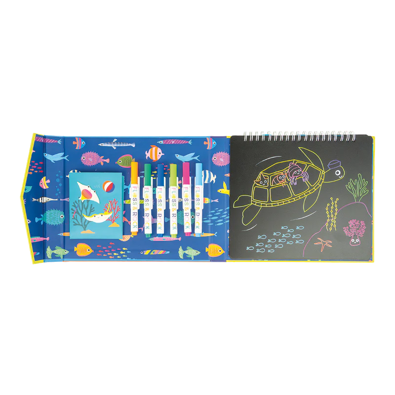 Floss & Rock: Chalkboard Sketch Book - Ocean - 3yrs+