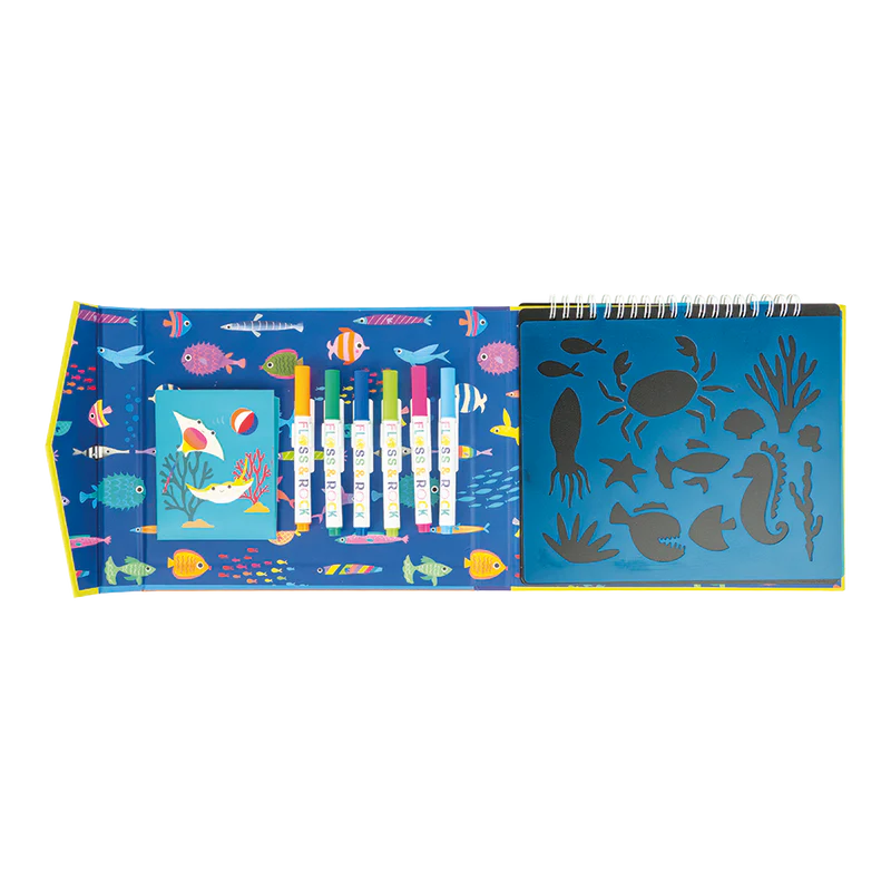 Floss & Rock: Chalkboard Sketch Book - Ocean - 3yrs+