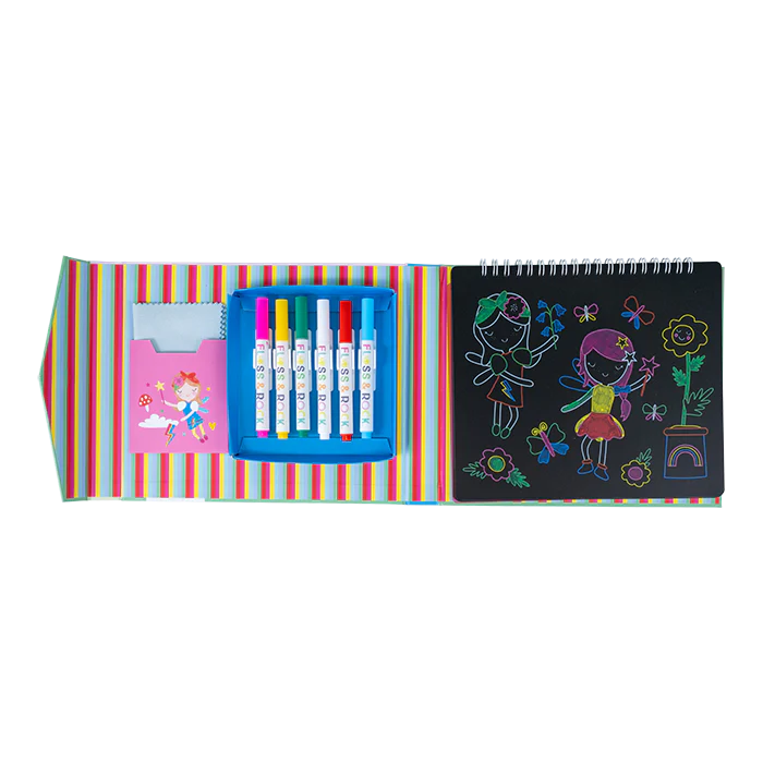 Floss & Rock: Chalk Board Sketchbook - Rainbow Fairy - 3yrs+