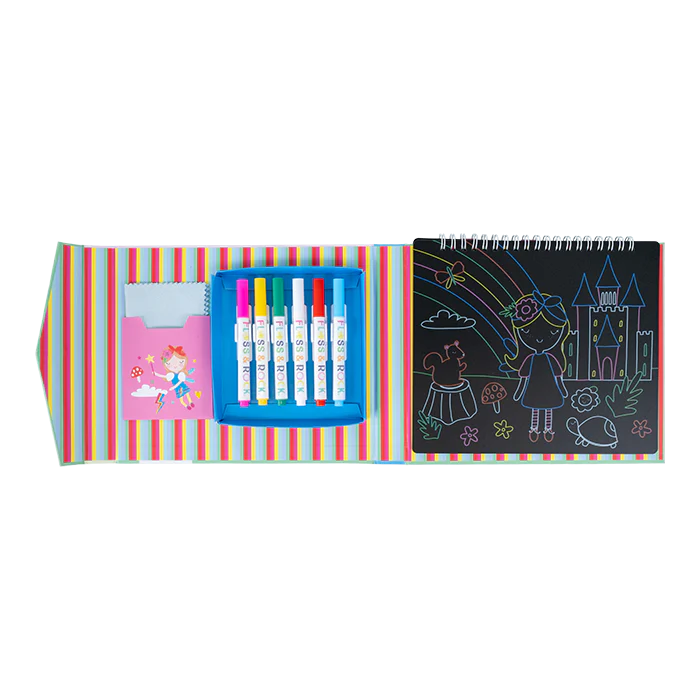 Floss & Rock: Chalk Board Sketchbook - Rainbow Fairy - 3yrs+