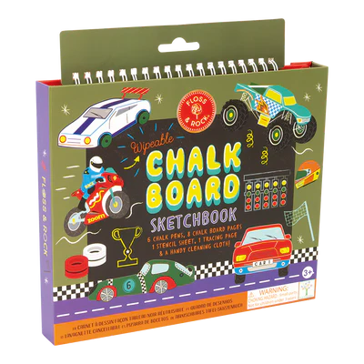 Floss & Rock: Chalkboard Sketch Book - Cars - 3yrs+