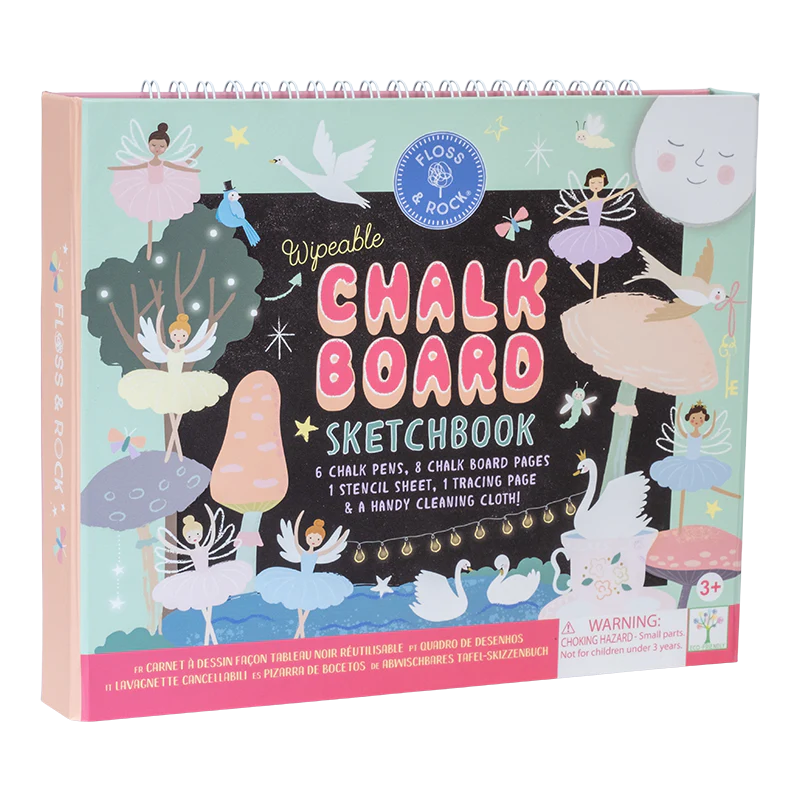 Floss & Rock: Chalk Board Sketchbook - Enchanted - 3yrs+