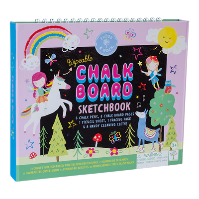 Floss & Rock: Chalk Board Sketchbook - Rainbow Fairy - 3yrs+