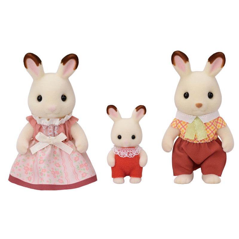 Sylvanian Families: Chocolate Rabbit Family Trio