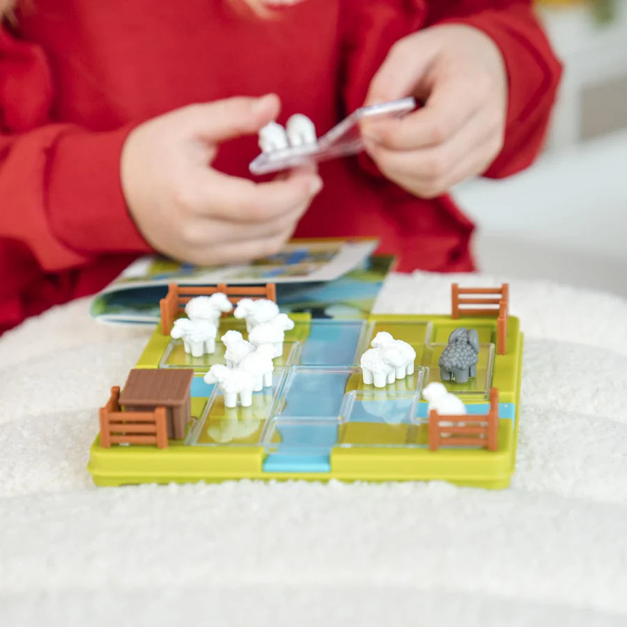 Smart Games: Counting Sheep - Multi-Level Obstacle Puzzle Game - 7yrs+
