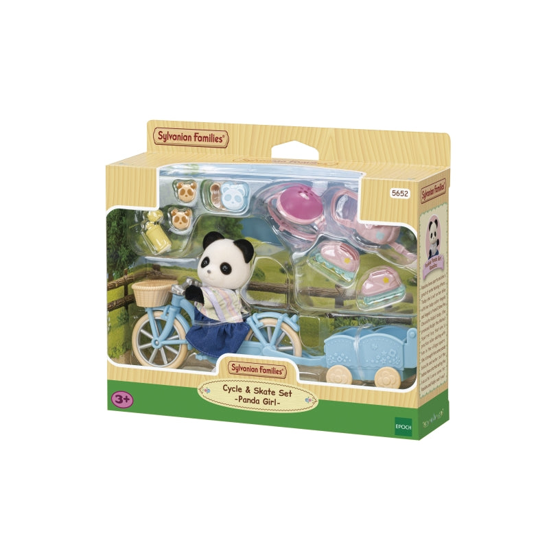 Sylvanian Families: Cycle and Skate Set - Panda Girl