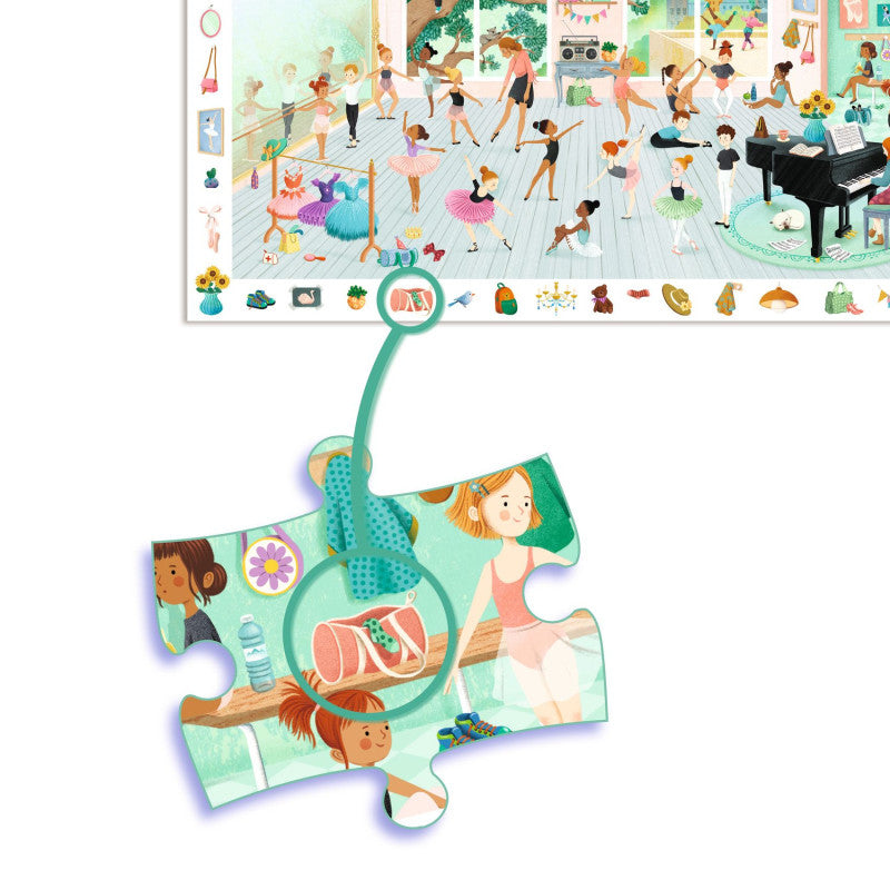 Djeco Dance School - 100pc Observation Puzzle