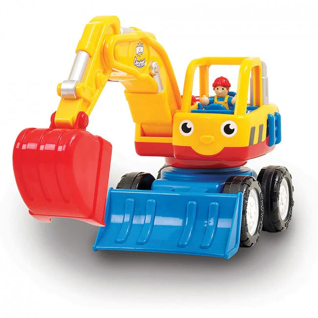 Dexter the Digger by WOW Toys - Motorised Push & Go - 1 - 5yrs