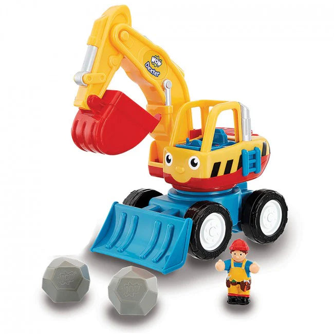 Dexter the Digger by WOW Toys - Motorised Push & Go - 1 - 5yrs