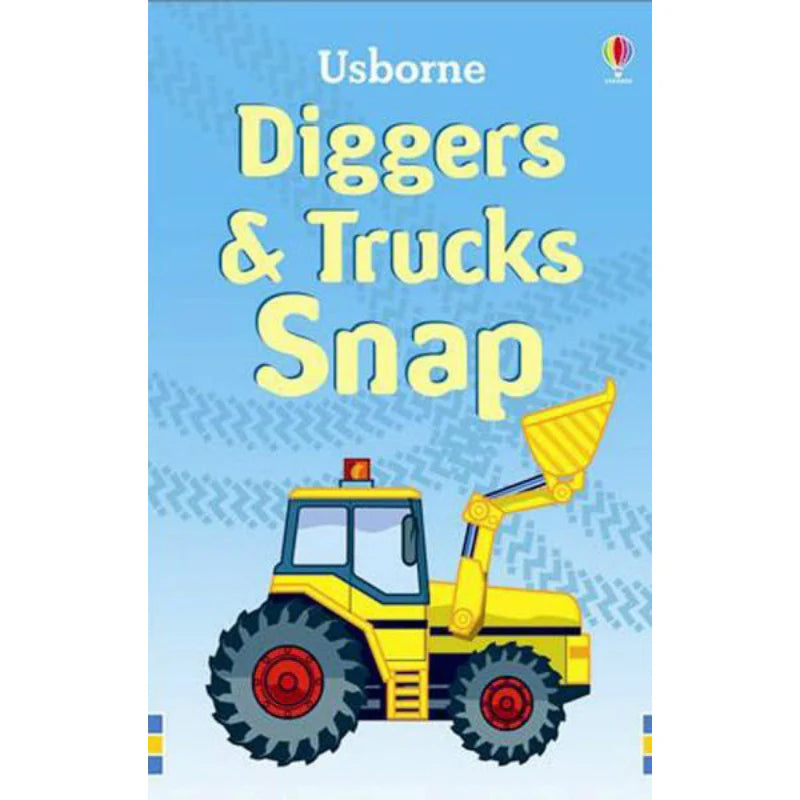 Usborne: Diggers & Trucks Snap - 3yrs+