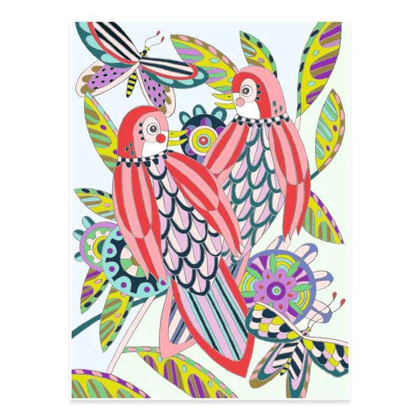Djeco Colouring Gallery - Birds (8-99yrs) - Timeless Toys