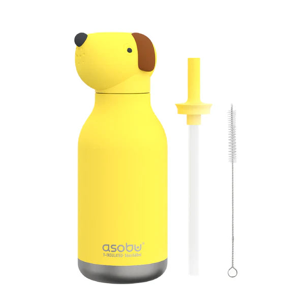 Asobu Besties - Vacuum Sealed 460ml Insulated Water Bottle - Dog