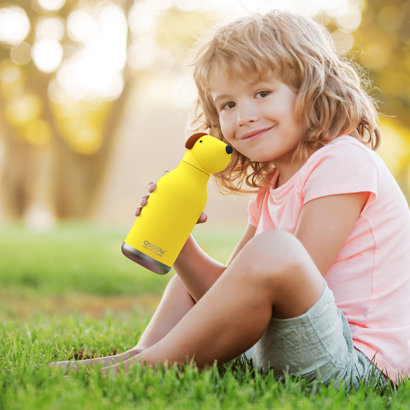 Asobu Besties - Vacuum Sealed 460ml Insulated Water Bottle - Dog