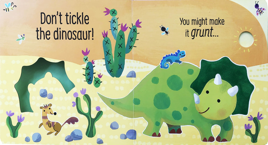 Usborne: Don't Tickle the Dinosaur - Touchy, Feely Sound Book