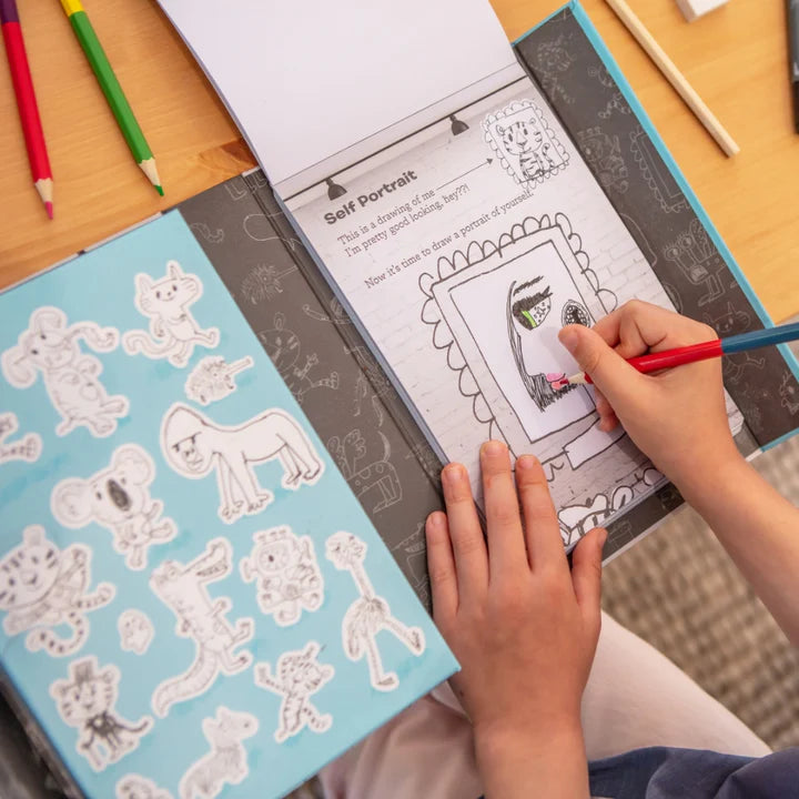 Drawing Inspiration - A Guided Sketchbook by Tiger Tribe - 7yrs+