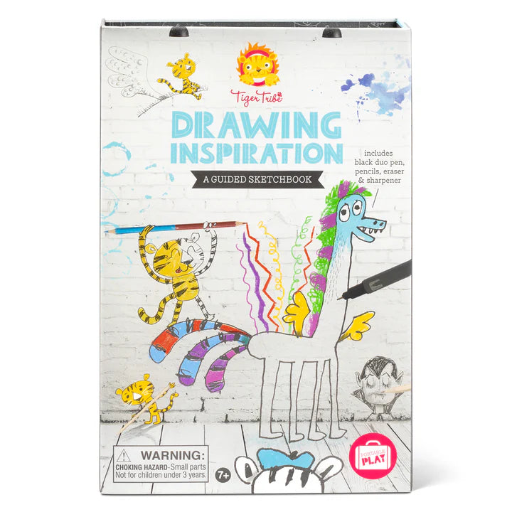 Drawing Inspiration - A Guided Sketchbook by Tiger Tribe - 7yrs+