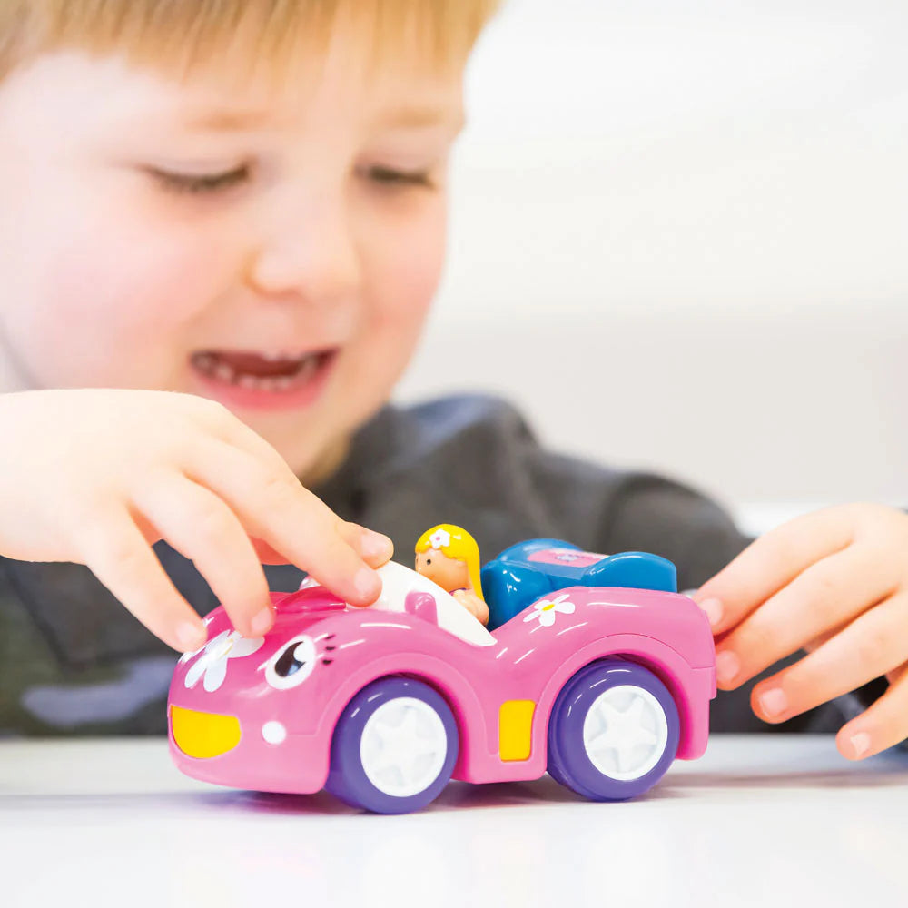 Dynamite Daisy Push & Go Sports Car by WOW Toys - 1 - 5yrs