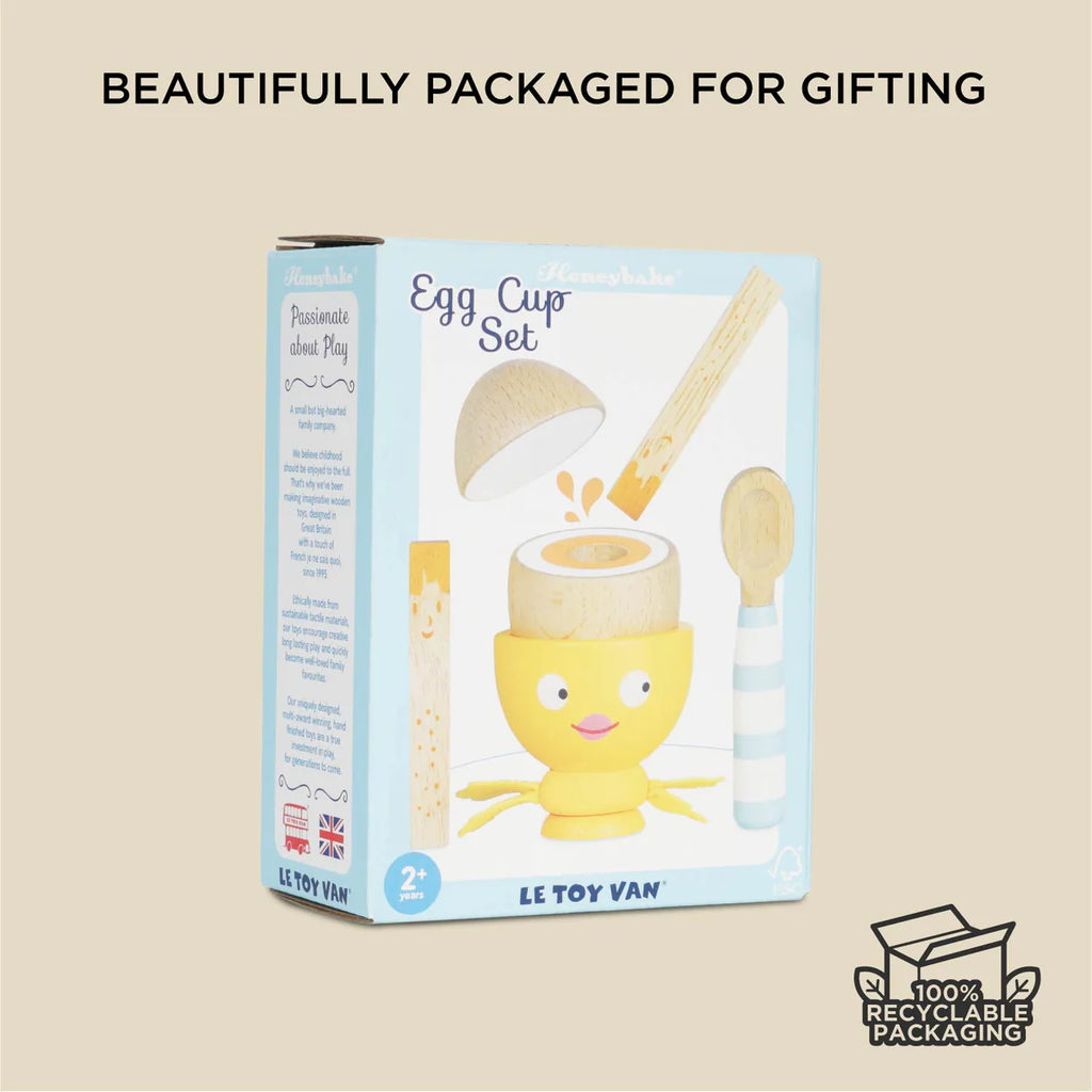 Le Toy Van - Wooden Egg Cup & Soldiers