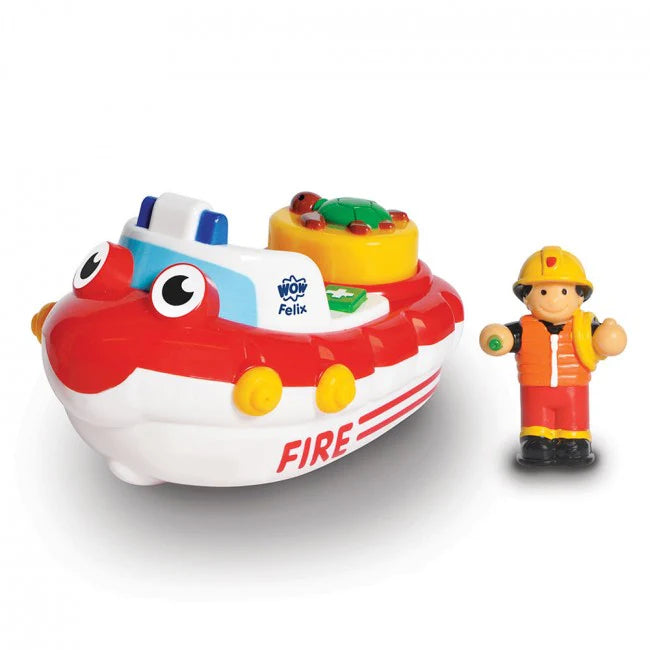 Fireboat Felix Bath Toy by WOW Toys - 1 - 5yrs