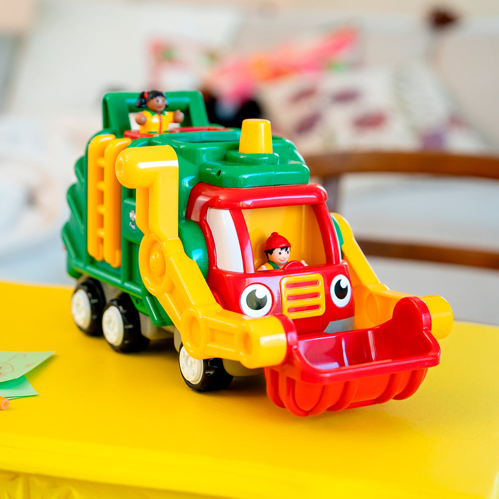 Flip n Tip Fred - Recycling / Rubbish Truck by WOW Toys - 1 - 5yrs