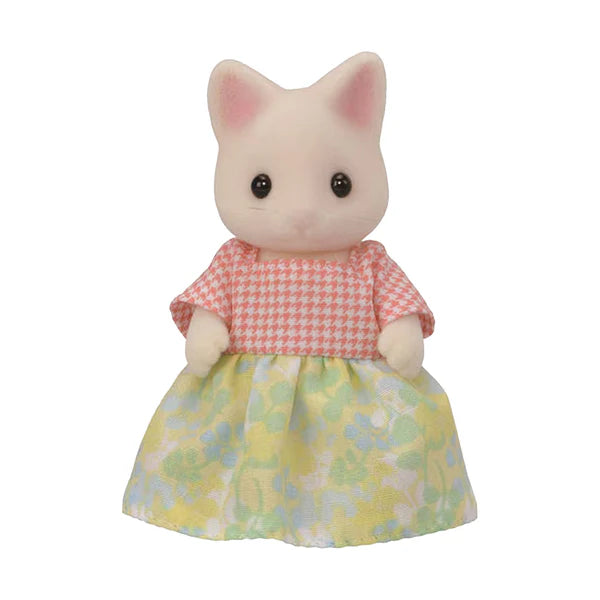 Sylvanian Families: Floral Cat Mother's Cycling Set