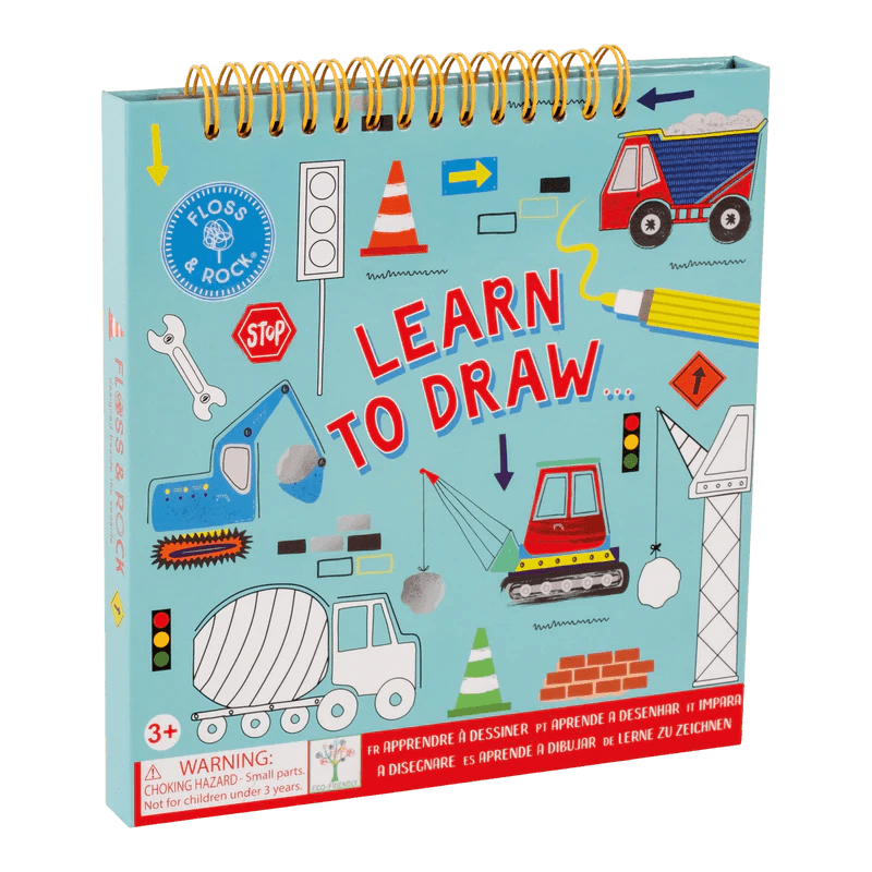 Floss & Rock - Learn to Draw - Construction 3yrs+ - Timeless Toys
