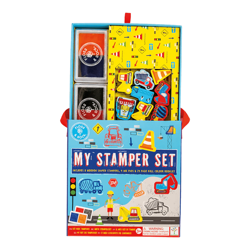 Floss & Rock Stamper Set - Construction 3yrs+ - Timeless Toys