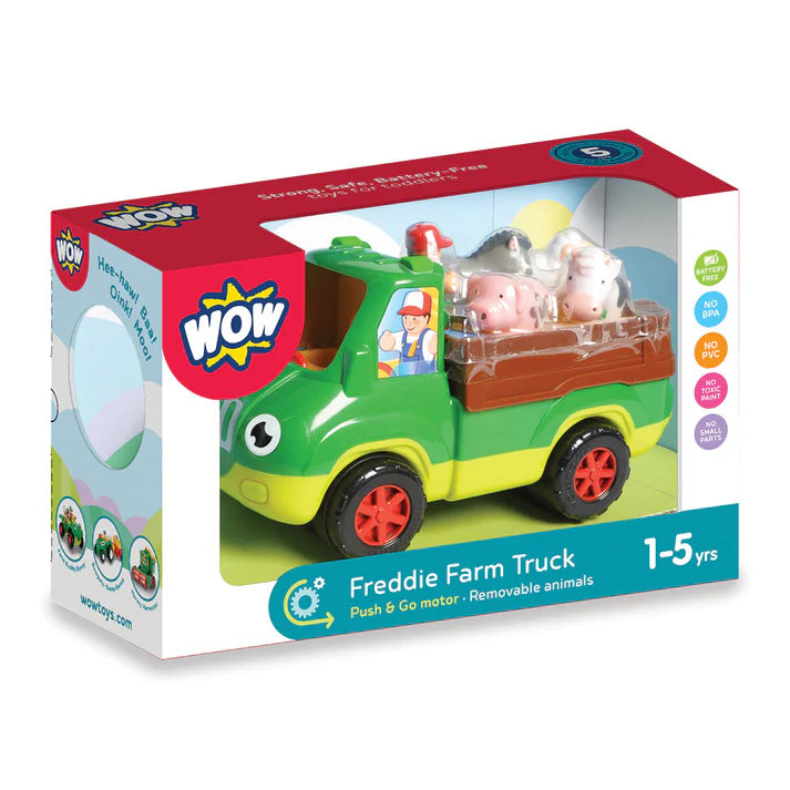 Freddie Farm Truck by WOW Toys - 6pc play set:  1 - 5yrs