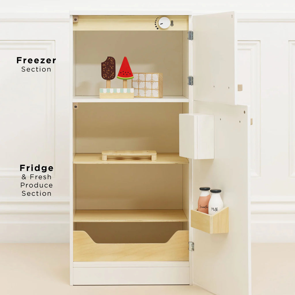 Le Toy Van - Freestanding Wooden Fridge & Freezer