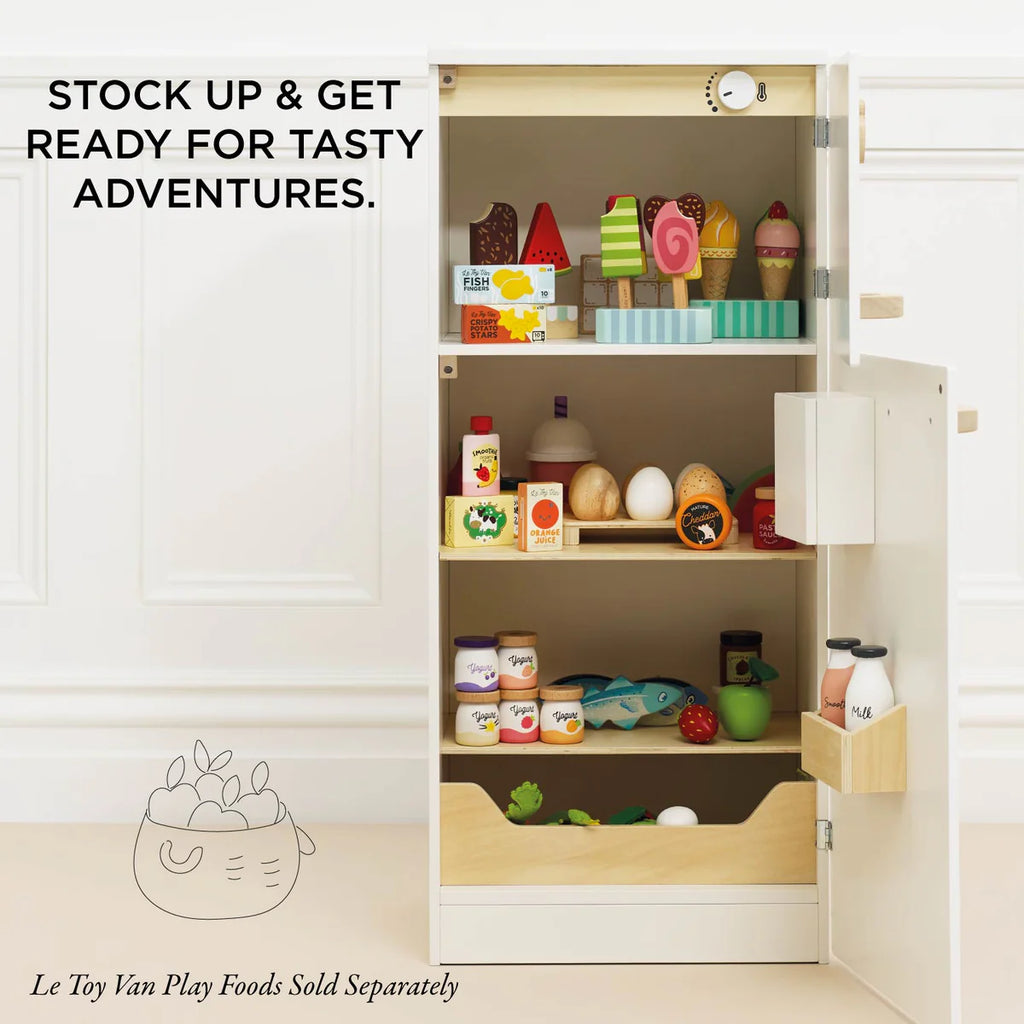 Le Toy Van - Freestanding Wooden Fridge & Freezer