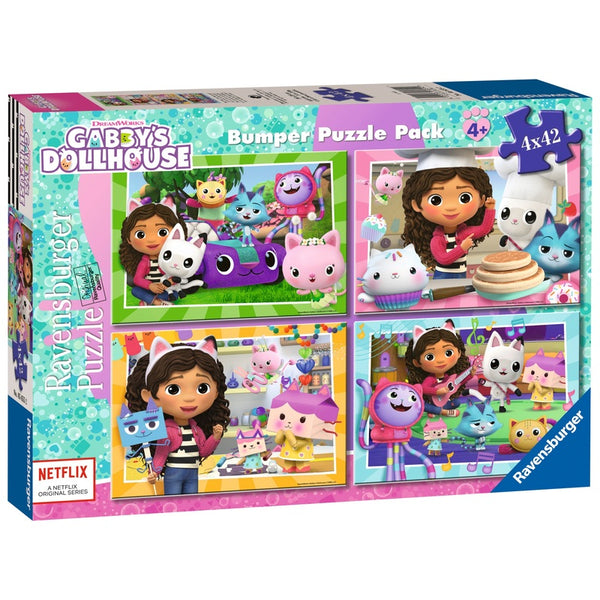 Ravensburger - Gabby's Dollhouse - 4 x 42pc puzzles in a box