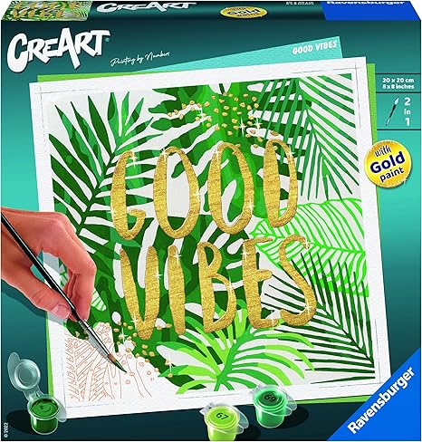 Ravensburger Creart: Good Vibes - Paint by Number kit - 12yrs+