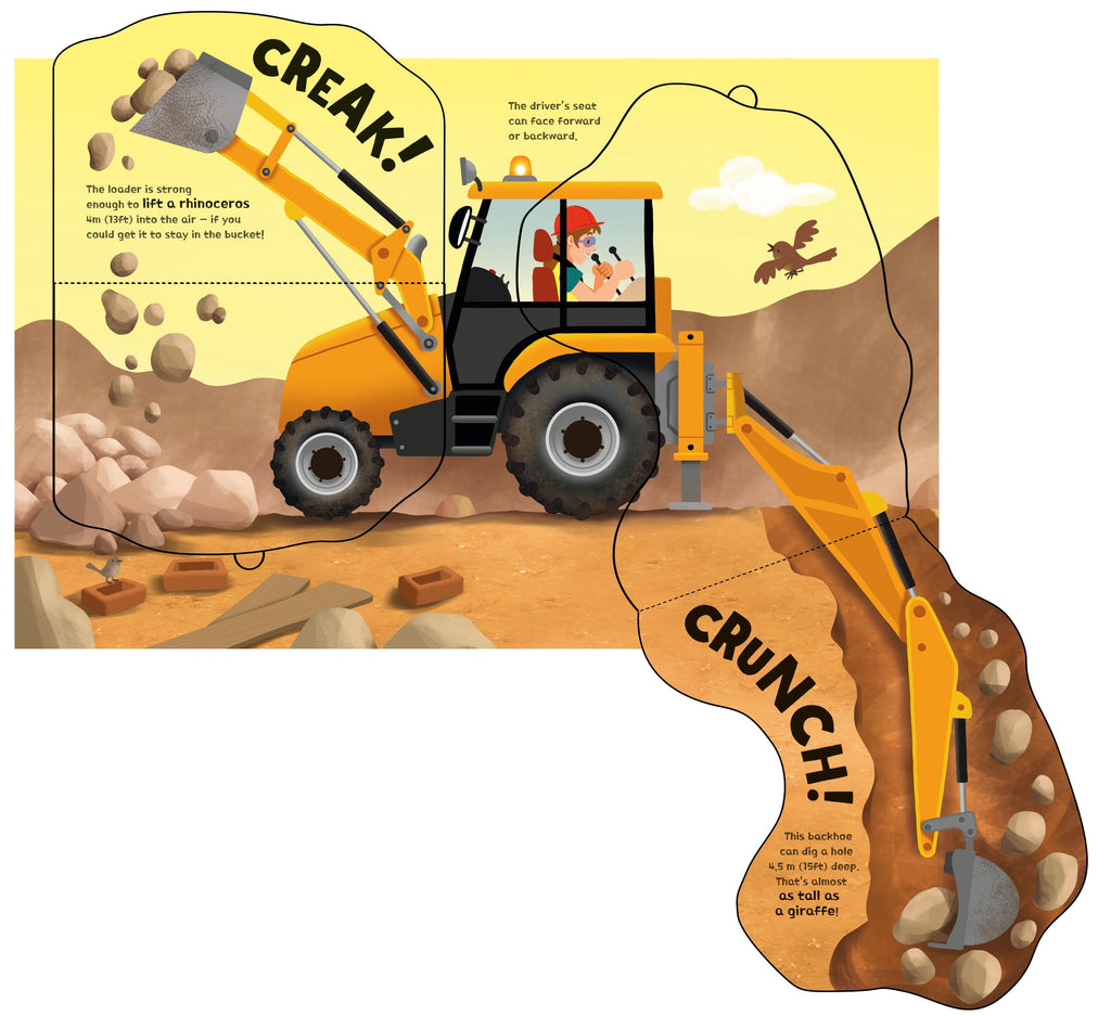 Usborne: Great Big Diggers (with great big flaps) - 3yrs+