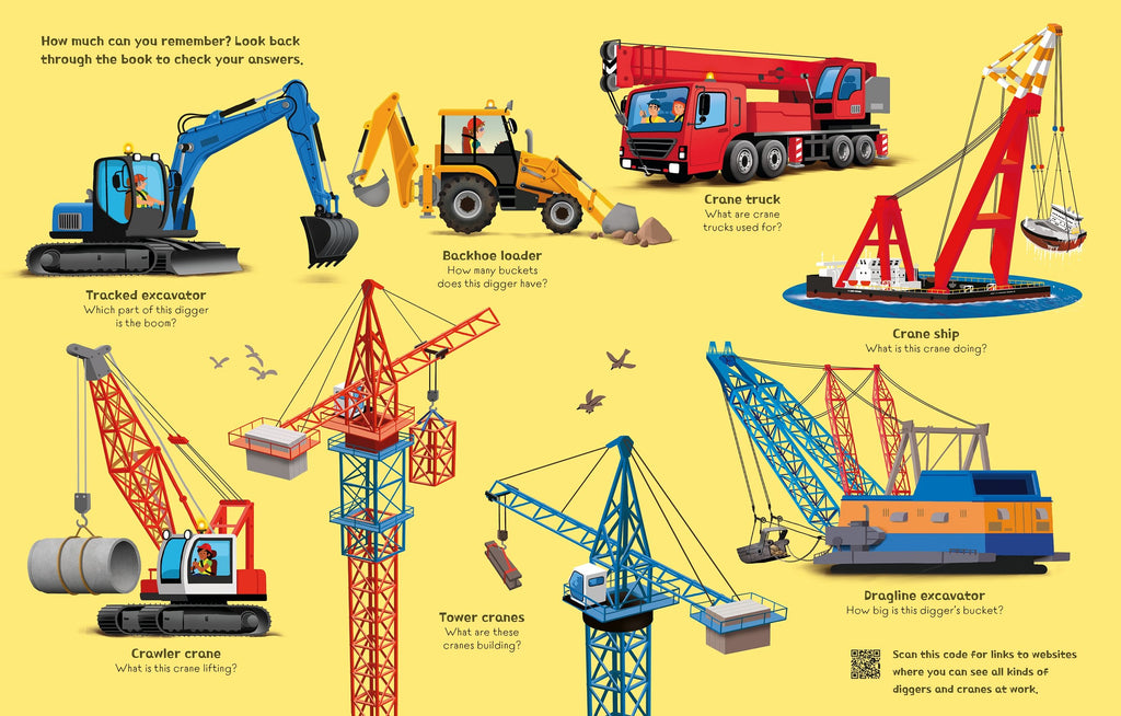 Usborne: Great Big Diggers (with great big flaps) - 3yrs+