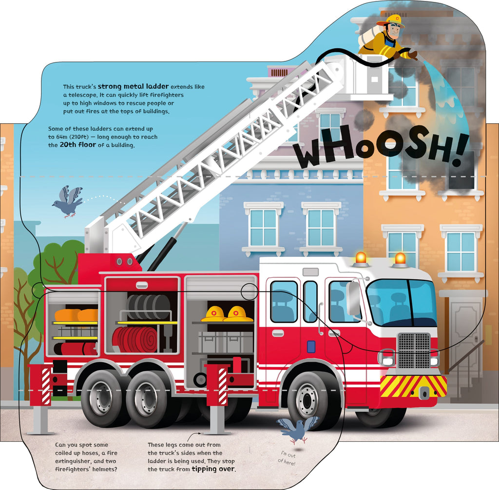 Usborne: Great Big Trucks (with great big flaps) - 3yrs+