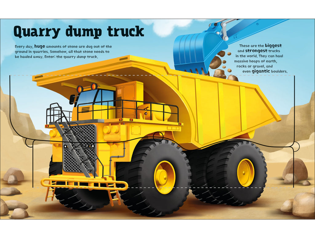 Usborne: Great Big Trucks (with great big flaps) - 3yrs+