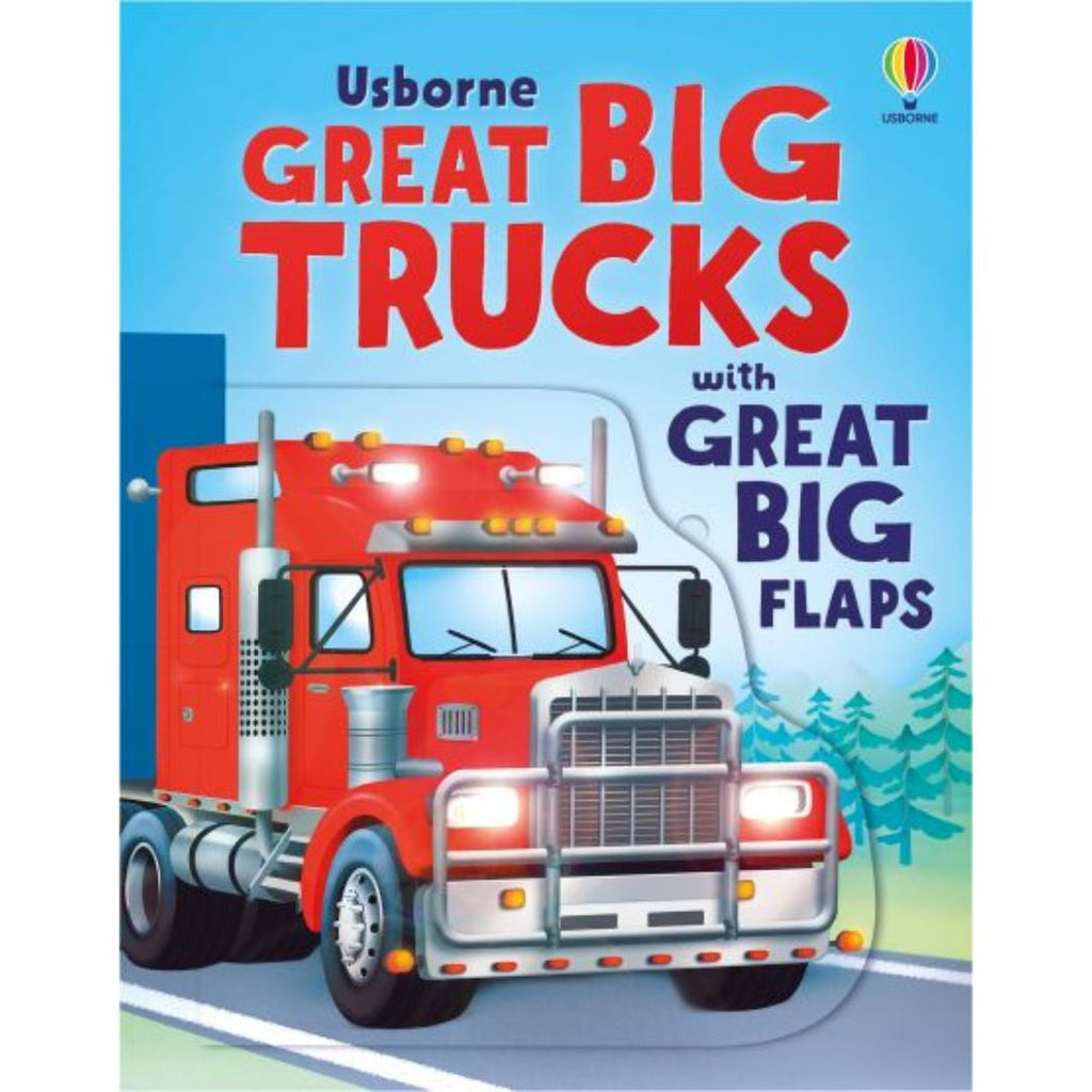 Usborne: Great Big Trucks (with great big flaps) - 3yrs+