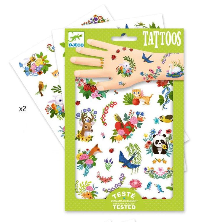 Djeco Temporary Tattoos - Happy Spring